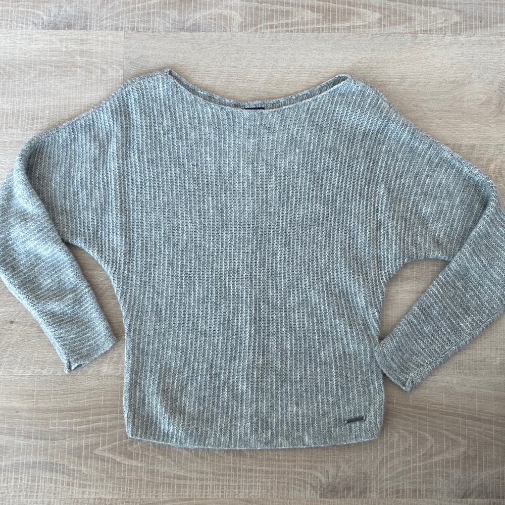 AnF Grey Boat Neck Sweater (Small)